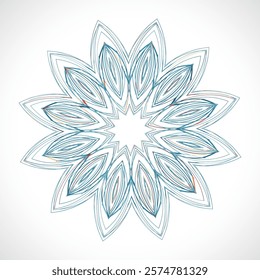abstract line art geometric minimalism floral pattern design backgroun