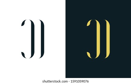 Abstract line art letter CD logo. This logo icon incorporate with two letter in the creative way. It will be suitable for Restaurant, Royalty, Boutique, Hotel, Heraldic, Jewelry.