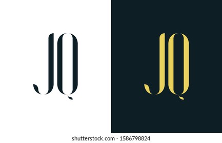 Abstract line art letter JQ logo. This logo icon incorporate with two letter in the creative way. It will be suitable for Restaurant, Royalty, Boutique, Hotel, Heraldic, Jewelry.
