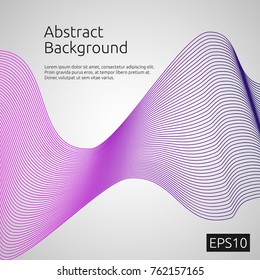 abstract line art pattern background vector illustration. cover template.