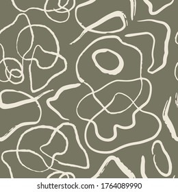 Abstract line art scribble pattern background. Modern minimal concept illustration.