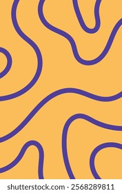 Abstract line art seamless background vector illustration. line art design for wall art, wallpaper, cover, printable painting. 