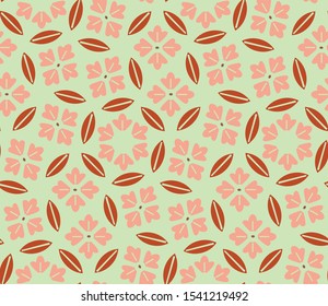 Abstract Line Art Seamless Repeat Vector Pattern Great for spring and summer wallpaper, backgrounds, invitations, packaging design projects. Surface pattern design