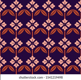 Abstract Line Art Seamless Repeat Vector Pattern Great for spring and summer wallpaper, backgrounds, invitations, packaging design projects. Surface pattern design