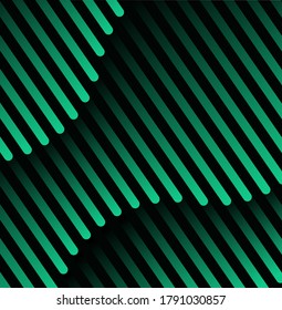 Abstract line art text poster, vector illustration Design.