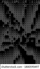 Abstract line art texture poster, vector illustration Design.