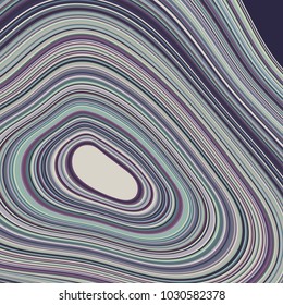 Abstract line art topography pattern background, vector illustration