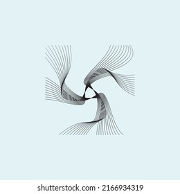 abstract line art vector design illustration art