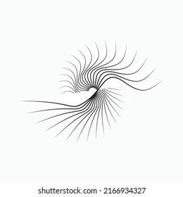 abstract line art vector design illustration art