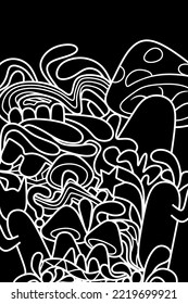 abstract line art vector illustration