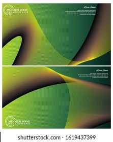 Abstract line art vector minimal contemporary brochure design sets, cover template, geometric halftone gradient. For Banners, Placards. 