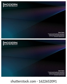 Abstract line art vector minimal contemporary brochure design sets, cover template, geometric halftone gradient. For Banners, Placards.