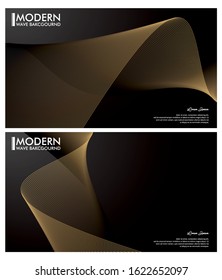 Abstract line art vector minimal contemporary brochure design sets, cover template, geometric halftone gradient. For Banners, Placards.