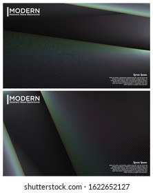 Abstract line art vector minimal contemporary brochure design sets, cover template, geometric halftone gradient. For Banners, Placards.