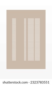 Abstract line art wall art decoration poster. Bohemian mid cntury wall decor poster. Printable wall art decoration