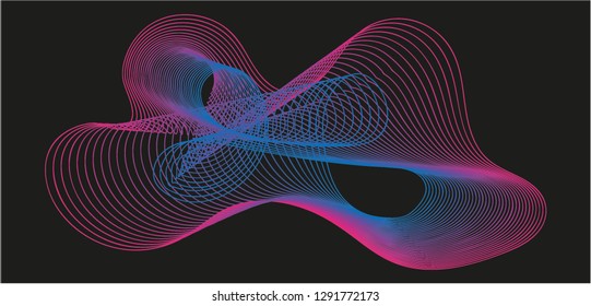 Abstract Line Arts - Vector