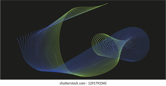 Abstract Line Arts - Vector