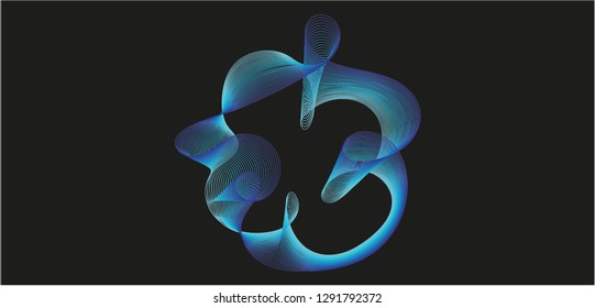 Abstract Line Arts - Vector
