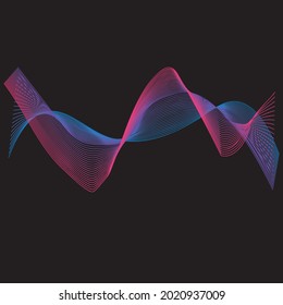 Abstract Line Arts - Wave