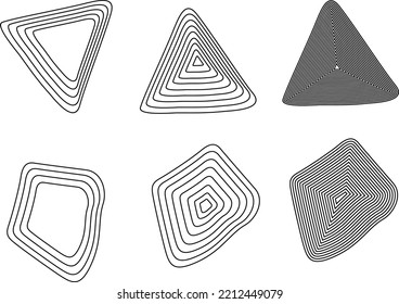 Abstract line artvector element background template 