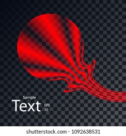 abstract line, background banner. Vector illustration.
