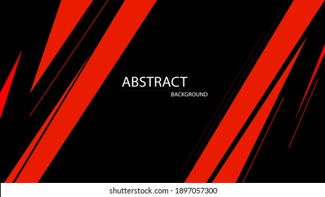 abstract line background with black and red color