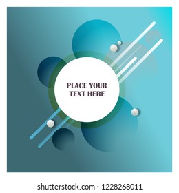 Abstract line background with blue background vector
