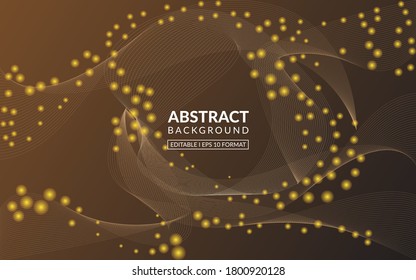 abstract line background with a combination of brown and yellow which gives an elegant impression and can be used for various design purposes