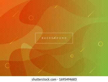 Fondo abstracto de línea con puntos - Diseño abstracto de fondo