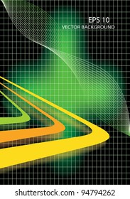 abstract line background eps10