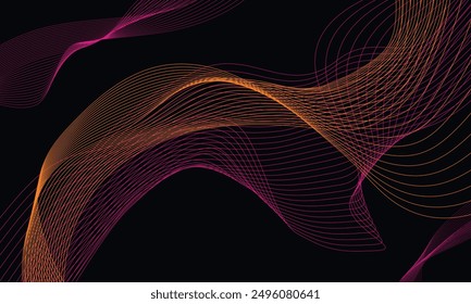 abstract line background, geometric shape, dynamic shape composition with lines.