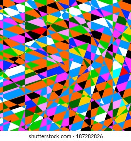 Abstract line background, geometric shapes illustration.