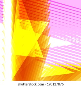 Abstract line background, geometric shapes illustration.
