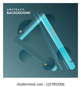 Abstract line background with grey background vector