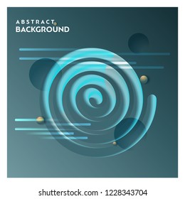 Abstract line background with grey background vector