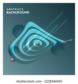 Abstract line background with grey background vector