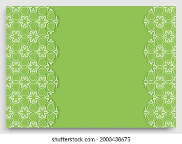 Abstract line background with place for the text. Greeting card, Wedding invitation template. Geometric trendy linear background, lace border texture, tribal ethnic arabic, indian decorative ornament