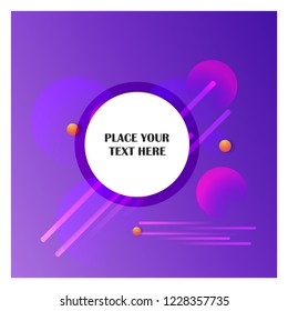 Abstract line background with purple background vector