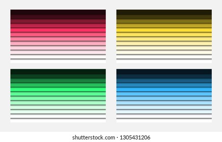 Abstract Line Background Set