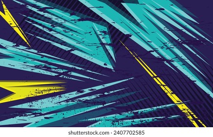 Abstract line background with several irregular gradient colors. Suitable for use as a backdrop for motor cross jerseys and anything extreme.