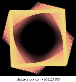 Abstract line background simple line. Design element of lines with same random and noise with red and yellow color - Vector Illustration