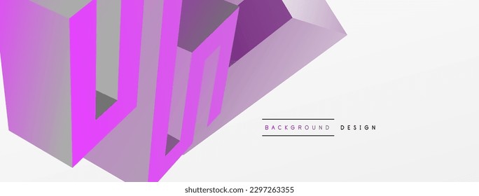 Abstract line background. Trendy techno business template for wallpaper, banner, background or landing