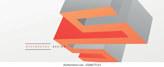 Abstract line background. Trendy techno business template for wallpaper, banner, background or landing