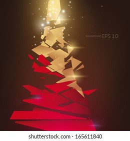 Abstract line background vector