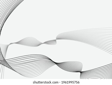 Abstract line background vector design.