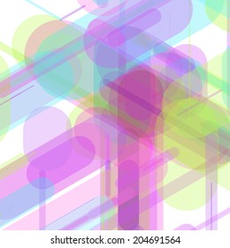 Abstract line background. Vector illustration for break through in technology.