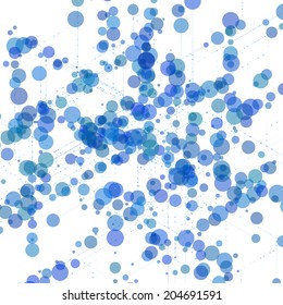 Abstract line background. Vector illustration for break through in technology.