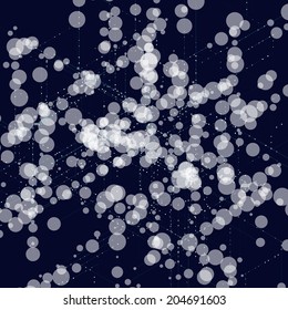 Abstract line background. Vector illustration for break through in technology.