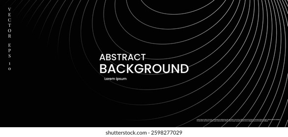 Abstract line background vector. Wallpaper design with vibrant wavy line ,curve in motion. Illustration for banner, social media, backdrop, ads.