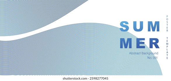 Abstract line background vector. Wallpaper design with vibrant wavy line ,curve in motion. Illustration for banner, social media, backdrop, ads.